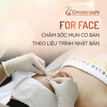 CHĂM SÓC MỤN CƠ BẢN THEO LIỆU TRÌNH NHẬT BẢN
