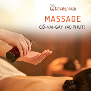 MASSAGE CỔ-VAI-GÁY (40 PHÚT)