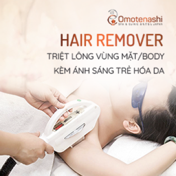 TRIỆT LÔNG VÙNG MẶT/BODY KÈM ÁNH SÁNG TRẺ HÓA DA (BẢO HÀNH 2 NĂM)