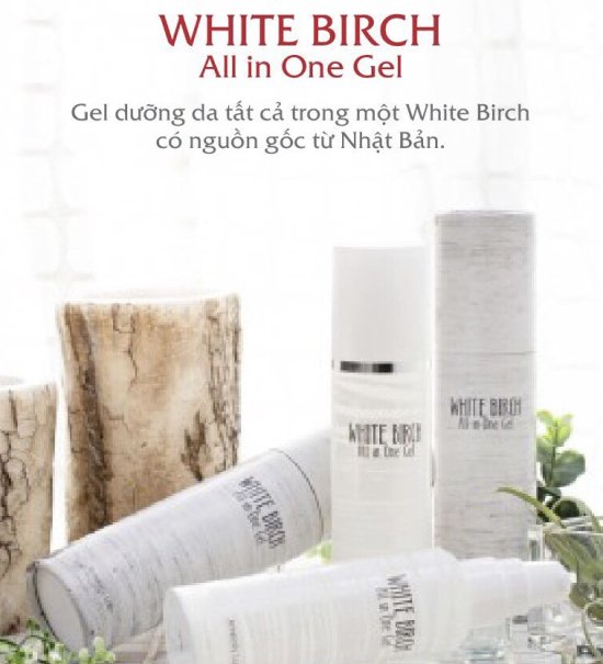WHITE BIRCH - GEL PHỤC HỒI CHỐNG LÃO HOÁ DA NHẬT BẢN